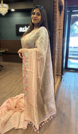 ORGANZA SAREE 23022621