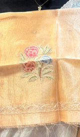 TISSUE ORGANZA SAREE 22062644