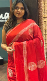 VISCOSE SILK SAREE 09082626