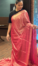 SATIN CREPE SILK SAREE 0709261