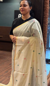 SEMI LINEN SAREE 1809269