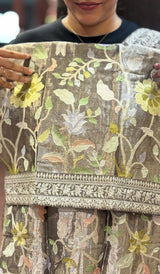TISSUE ORGANZA SAREE 23062632