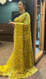 TISSUE ORGANZA SAREE 22062645