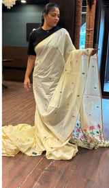 SEMI LINEN SAREE 1809269