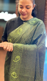 TISSUE ORGANZA SAREE 25062640