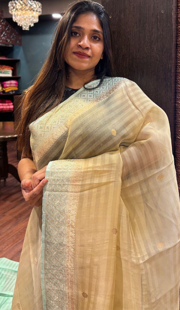 KORA ORGANZA SAREE 06072514