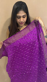 CHINIYA BANDHANI SILK SAREE 03012418