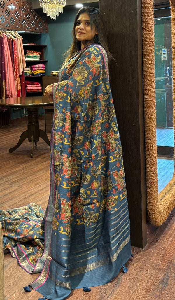 DESI TUSSAR SAREE 07072525