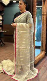 TISSUE ORGANZA SAREE 23062626