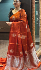 SATIN VISCOSE SAREE 1408269