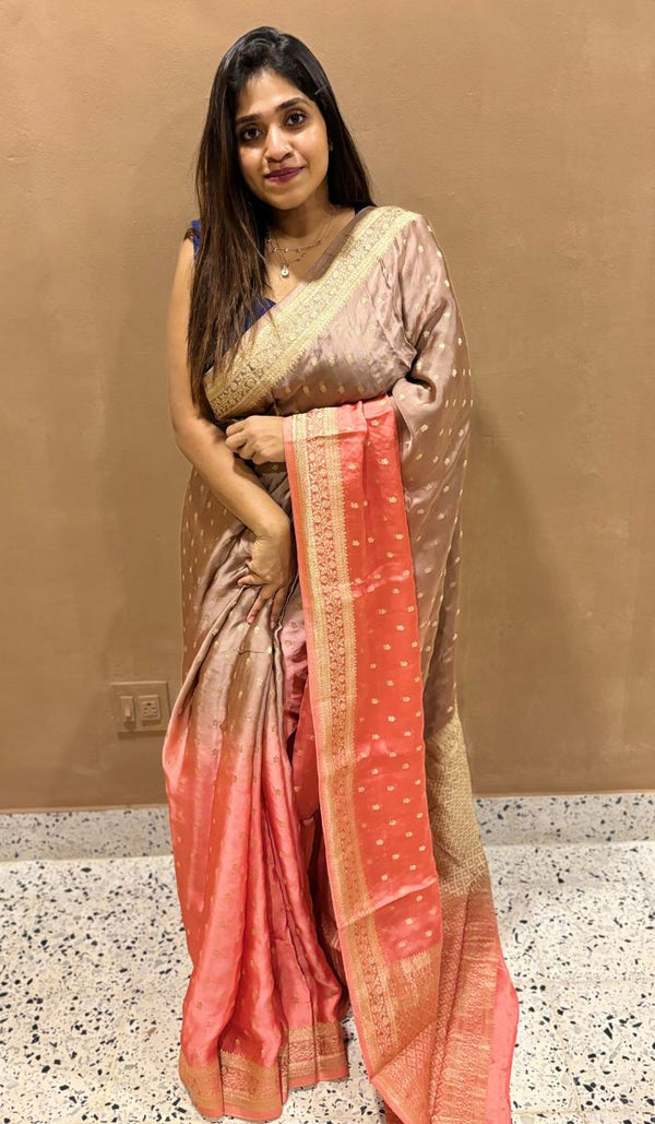 CHIFFON SILK SAREE 03012417