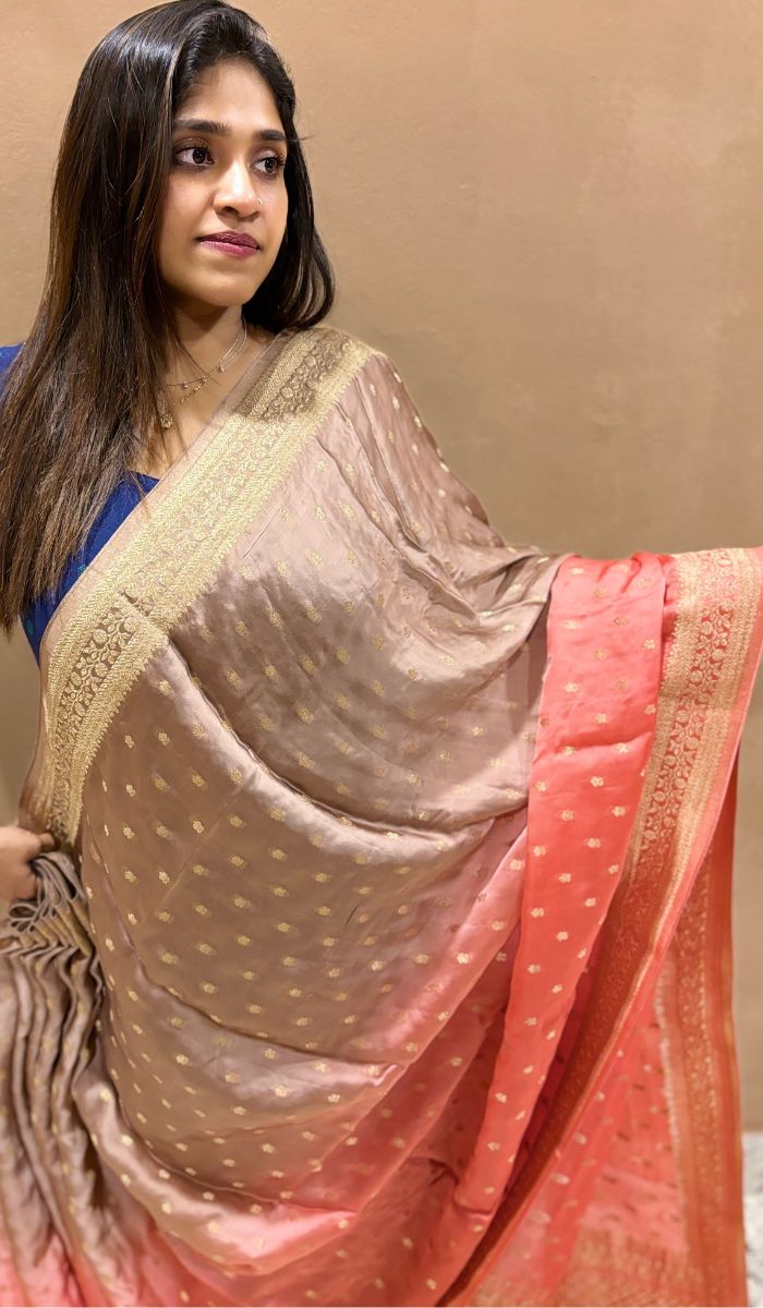 CHIFFON SILK SAREE 03012417