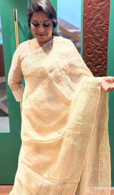TISSUE ORGANZA SAREE 25062617
