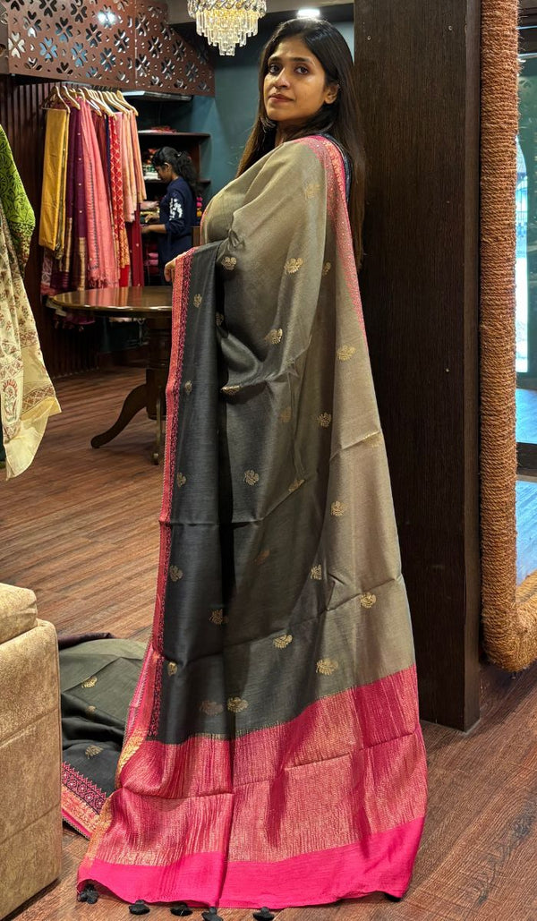DESI TUSSAR SAREE 0707255