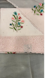 ORGANZA UNSTITCHED SALWAR 22062611