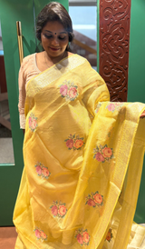 ORGANZA SAREE 03122516