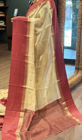 PURE TUSSAR SAREE 28042616