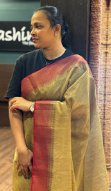 SEMI LINEN SAREE 12082649
