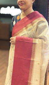 PURE TUSSAR SAREE 28042616