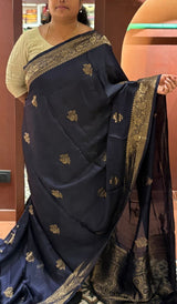 SATIN VISCOSE SAREE 0110264
