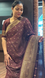 SEMI TUSSAR SAREE 12082677