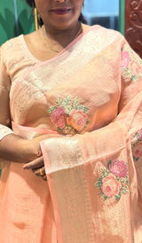 ORGANZA SAREE 03122515