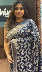 SEMI GEORGETTE SAREE 09082644
