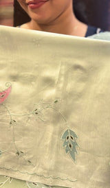 ORGANZA CUTWORK SAREE 24082627