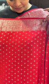 SEMI GEORGETTE SAREE 0608261