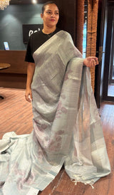 LINEN SAREE 230926115