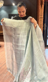 LINEN SAREE 230926115