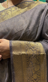 SEMI LINEN SAREE 2709243