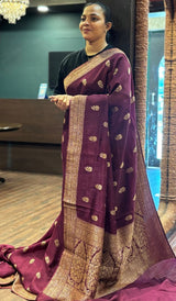SEMI TUSSAR SAREE 14082615