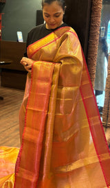 semi tissue saree 2311241