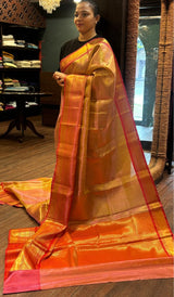 semi tissue saree 2311241