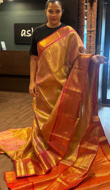 semi tissue saree 2311241