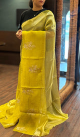 TISSUE ORGANZA SAREE 22062636