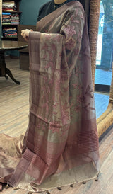 SEMI ORGANZA SAREE 09052661