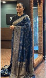 SEMI TUSSAR SAREE 12082650