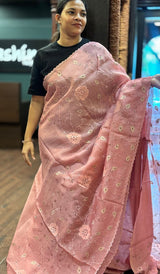 ORGANZA CUTWORK SAREE 25062631