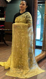 TISSUE ORGANZA SAREE 15082628