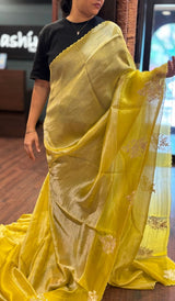 TISSUE ORGANZA SAREE 22062636