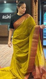 SEMI LINEN SAREE 20092627