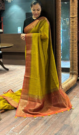 SEMI LINEN SAREE 20092627