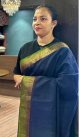 SEMI LINEN SAREE 20092623