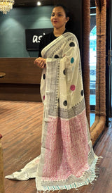SEMI LINEN SAREE 29092626