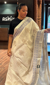 SEMI LINEN SAREE 29092627
