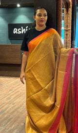 SEMI LINEN SAREE 24092639