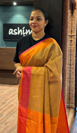 SEMI LINEN SAREE 24092639