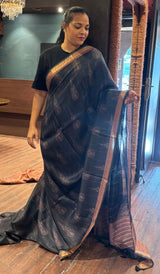 DESI HANDLOOM TUSSAR SAREE 2309263